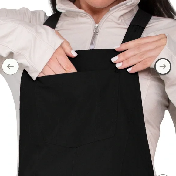 Obermeyer Malta Bib Ski Snow Bib Insulated Overalls in Black - Picture 14 of 16